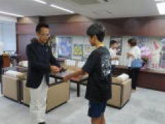 副議長との名刺交換