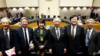 ダラス市議会メンバーと面会の様子