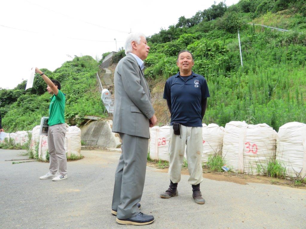 宇和島市議会との交流の様子