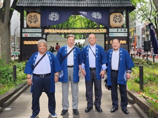 宇和島市議会との交流の様子